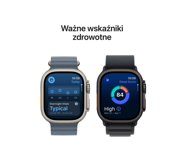 APPLE Watch Ultra 3 GPS + Cellular 49mm Czarny/Opaska Trail (Czarna)- rozmiar M/L - 1362462 - zdjęcie 6